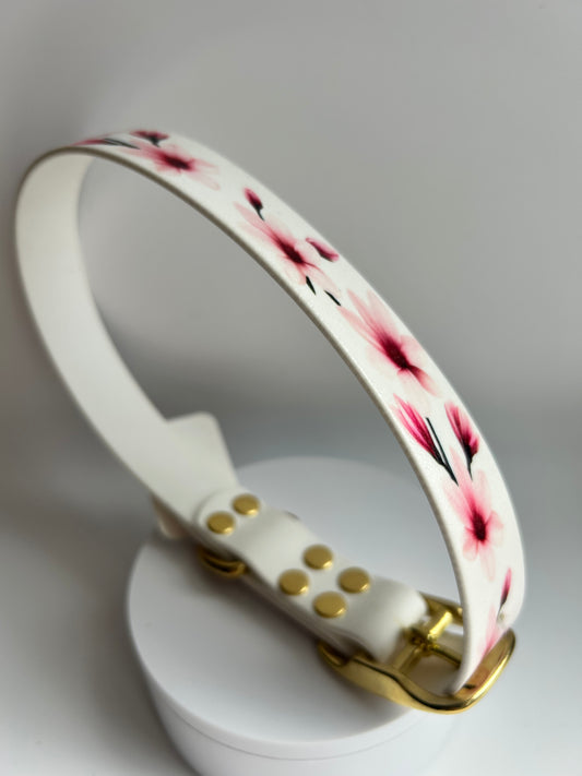 🌸 DéSTOCKAGE – Colliers pour chien en Biothane Floral 🌸