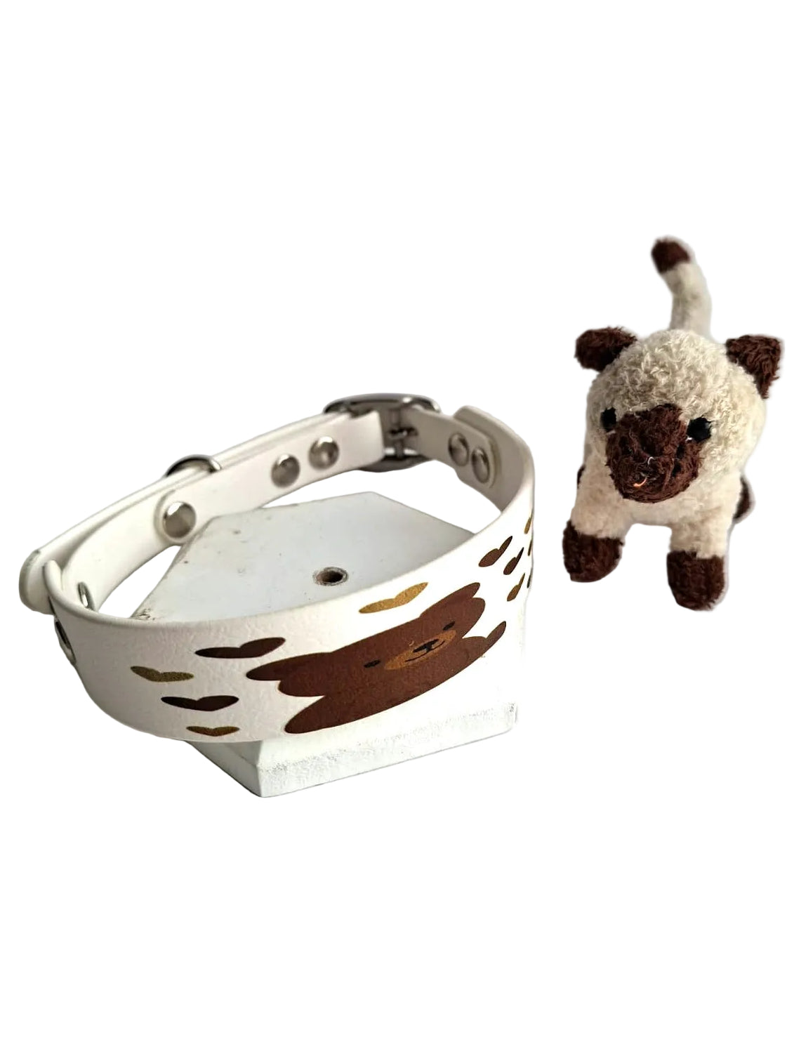 Collier pour chien en biothane - Ourson