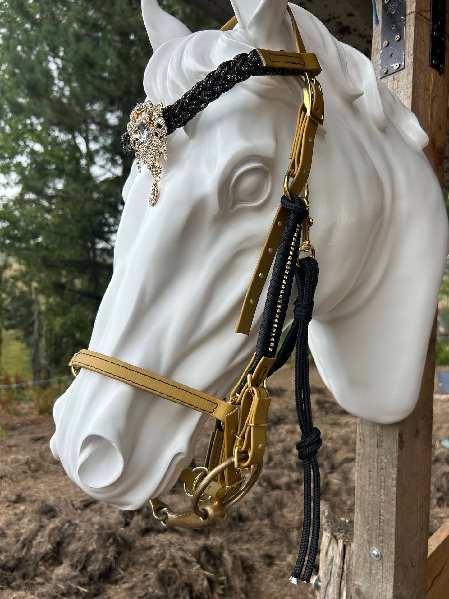 ✨👑 Collection Prestige – Bridon-Licol en Biothane pour chevaux 👑✨
