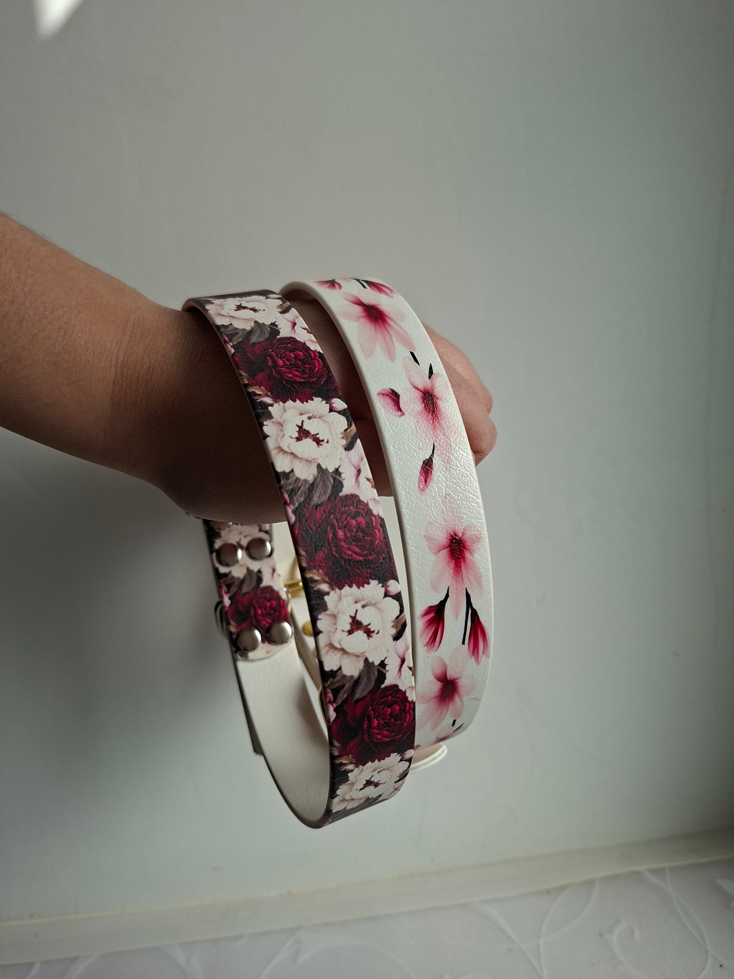 Collier pour chien en biothane - Floral