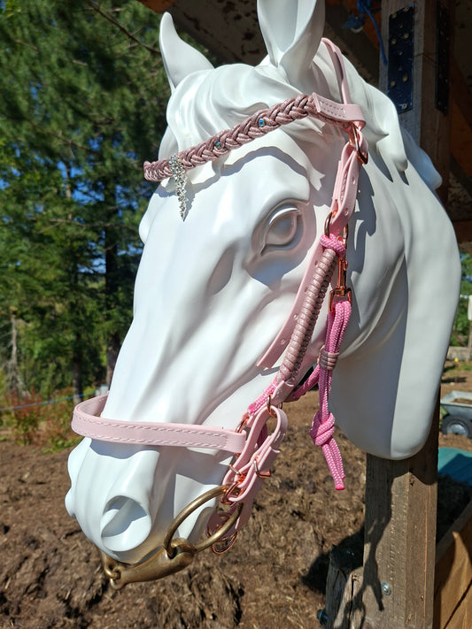 ✨👑 Collection Prestige – Bridon-Licol en Biothane pour chevaux 👑✨